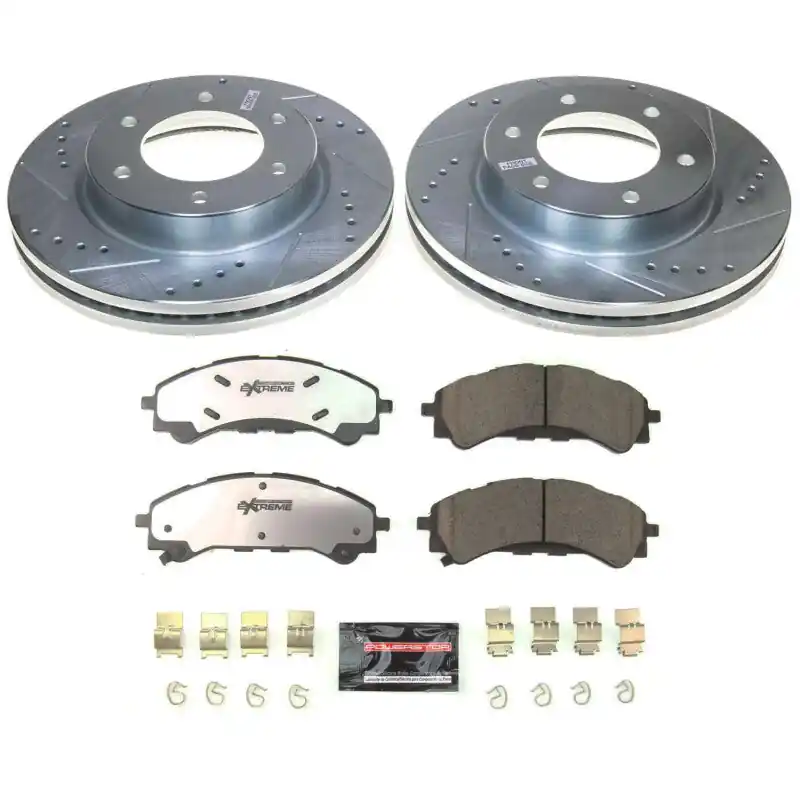Worldwide Shipping Power Stop 19-22 Ford Ranger Front Z36 Truck & Tow Brake Kit