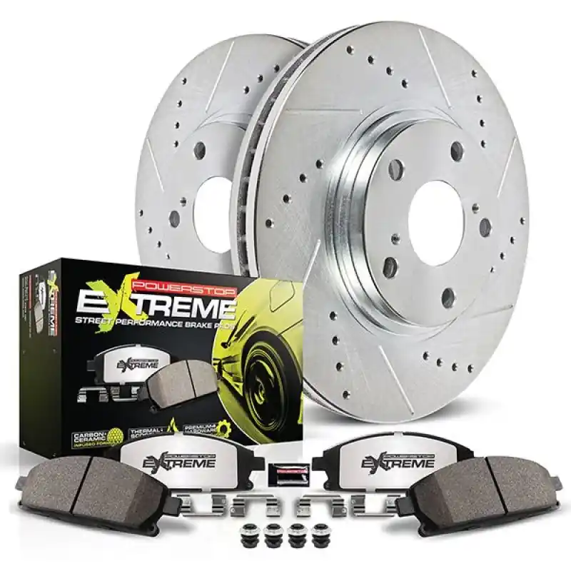 Top Pick Power Stop 19-21 Subaru Forester Front Z26 Street Warrior Brake Kit
