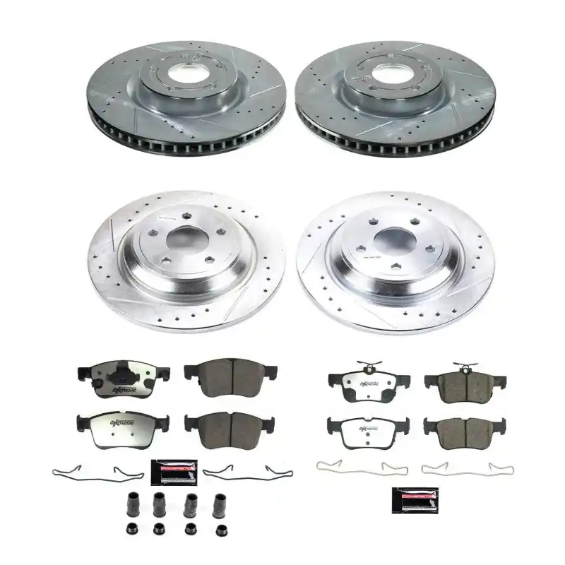 Top Rated Power Stop 21-22 Ford Bronco Sport Front & Rear Z36 Truck & Tow Brake Kit