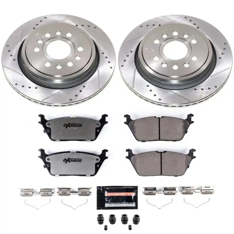 Power Stop 22-23 Jeep Grand Wagoneer Rear Z36 Truck & Tow Brake Kit Crafted