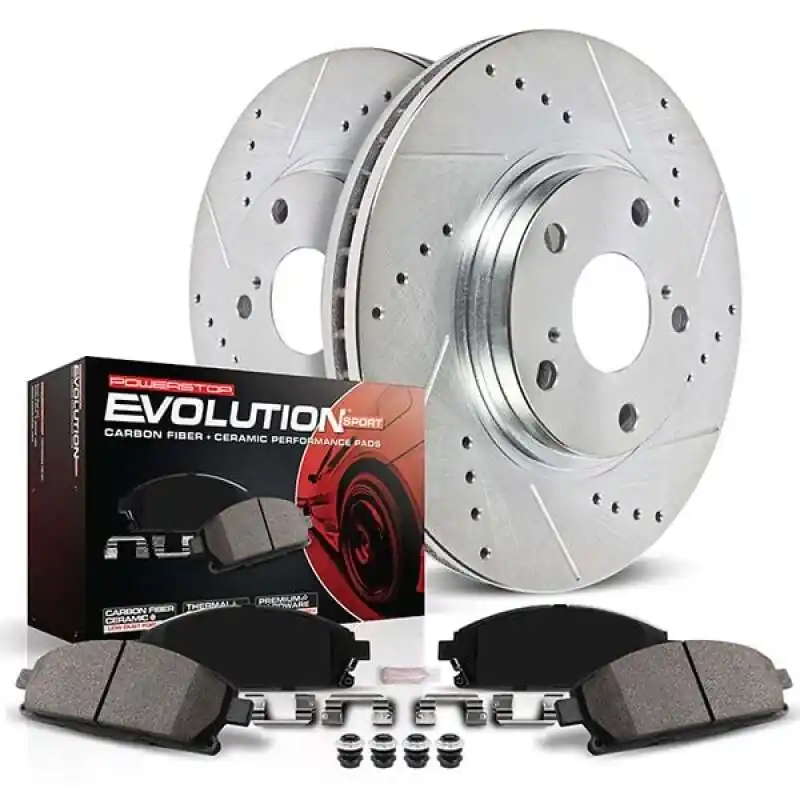 Best Price Power Stop 2023 Ford Bronco Sport Front Z23 Evolution Brake Kit