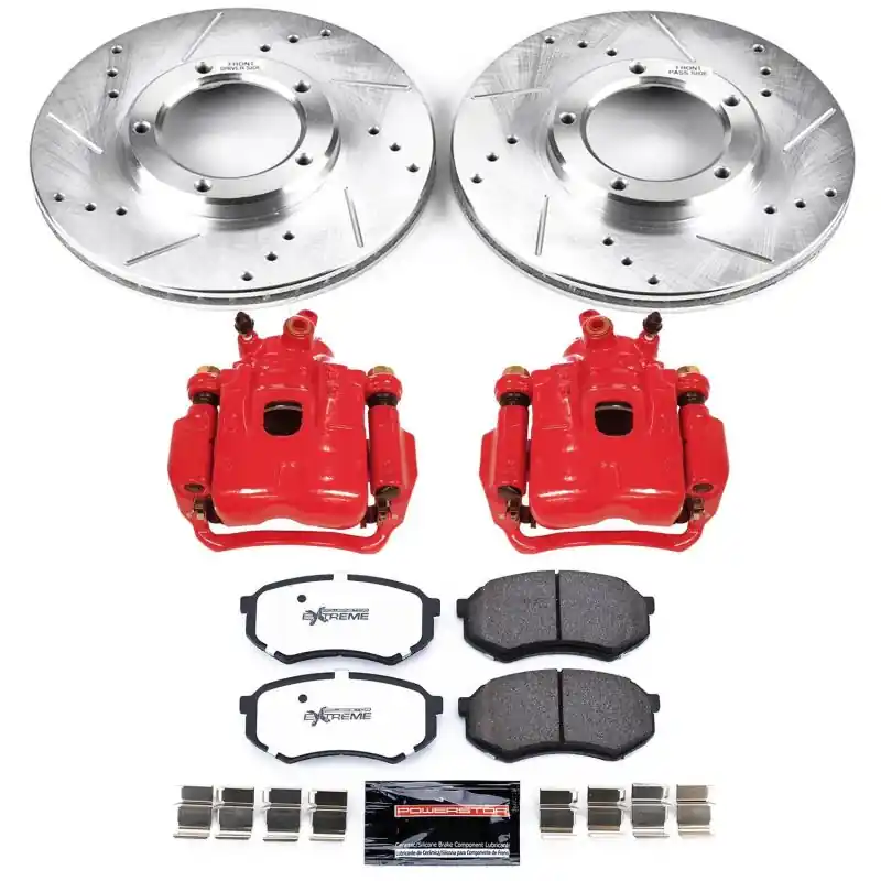 Power Stop 95-04 Toyota Tacoma Front Z36 Truck & Tow Brake Kit w/Calipers In Demand