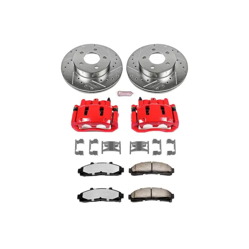 Power Stop 95-01 Ford Explorer Front Z36 Truck & Tow Brake Kit w/Calipers Limited Offer