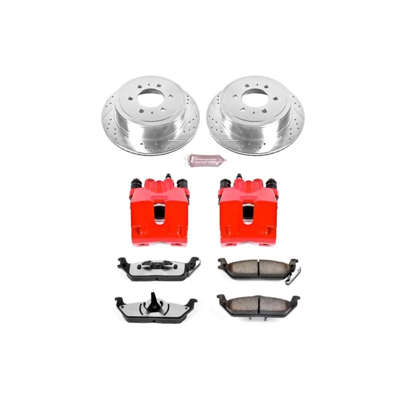 Genuine Power Stop 04-11 Ford F-150 Rear Z36 Truck & Tow Brake Kit w/Calipers