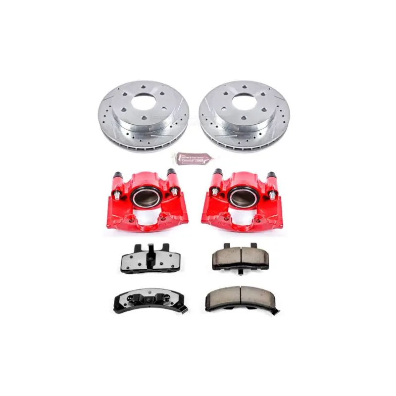 Power Stop 99-00 Cadillac Escalade Front Z36 Truck & Tow Brake Kit w/Calipers Buy Online