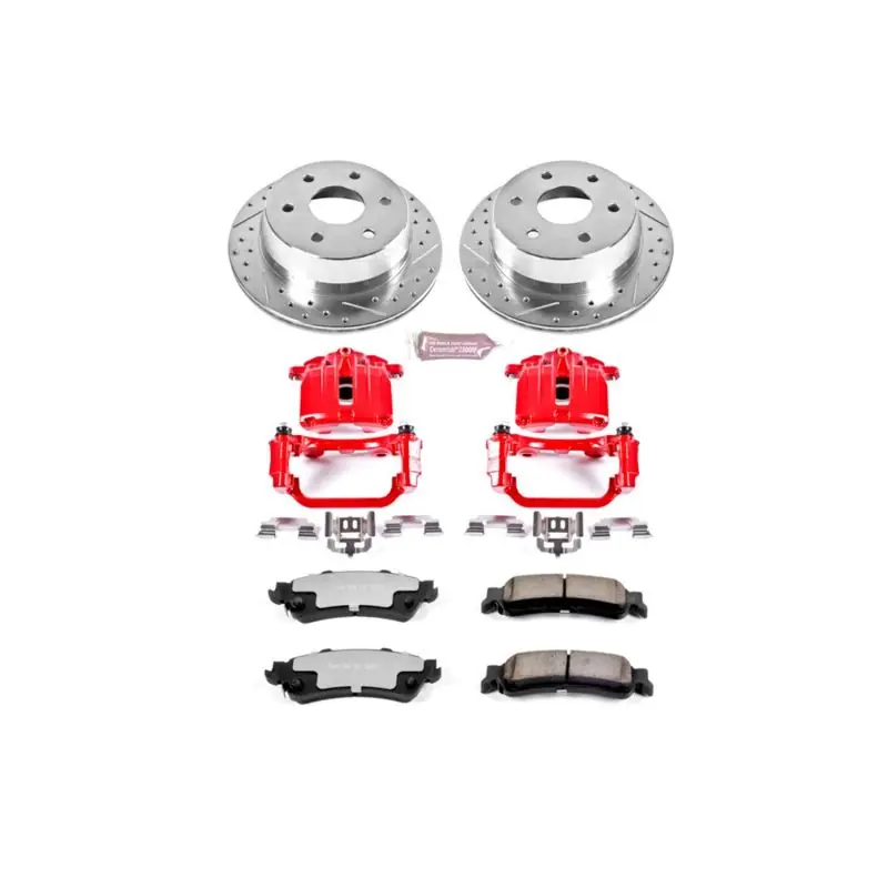 Free Shipping Power Stop 03-05 Chevrolet Astro Rear Z36 Truck & Tow Brake Kit w/Calipers