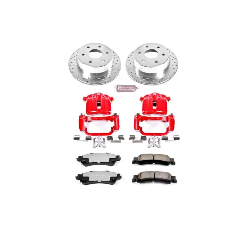 Power Stop 03-06 Chevrolet Silverado 1500 Rear Z36 Truck & Tow Brake Kit w/Calipers Premium