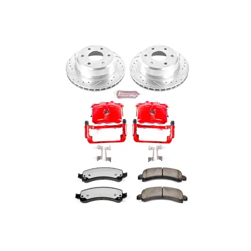 Buy Direct Power Stop 03-06 Cadillac Escalade Rear Z36 Truck & Tow Brake Kit w/Calipers