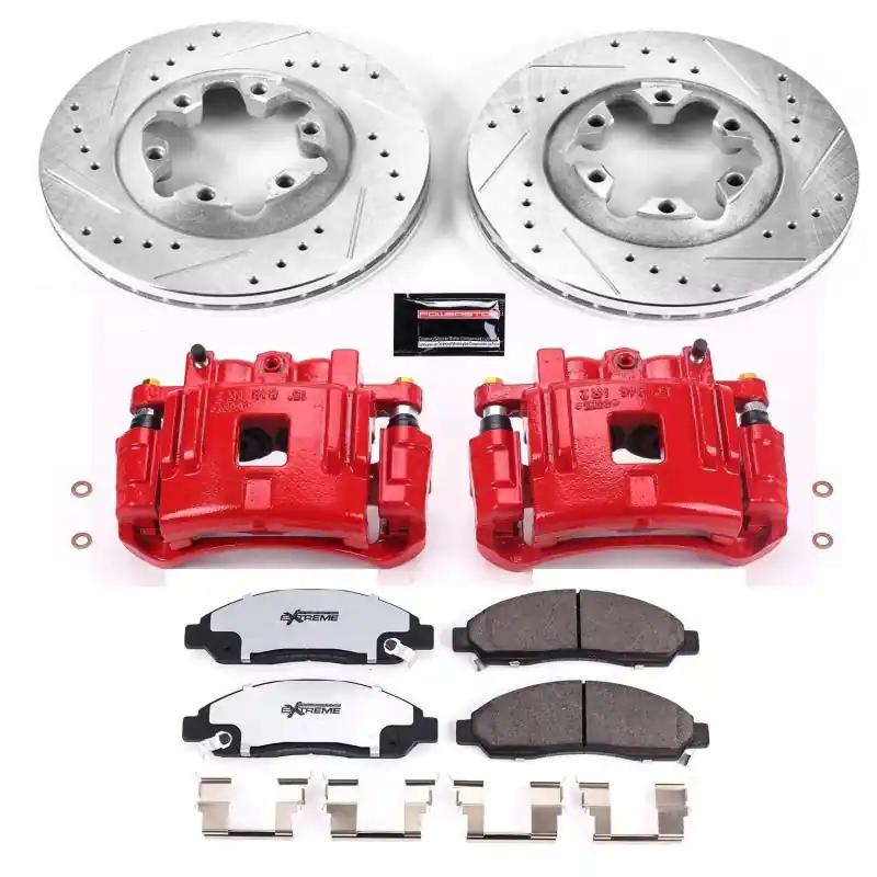 Save Now Power Stop 04-08 Chevrolet Colorado Front Z36 Truck & Tow Brake Kit w/Calipers