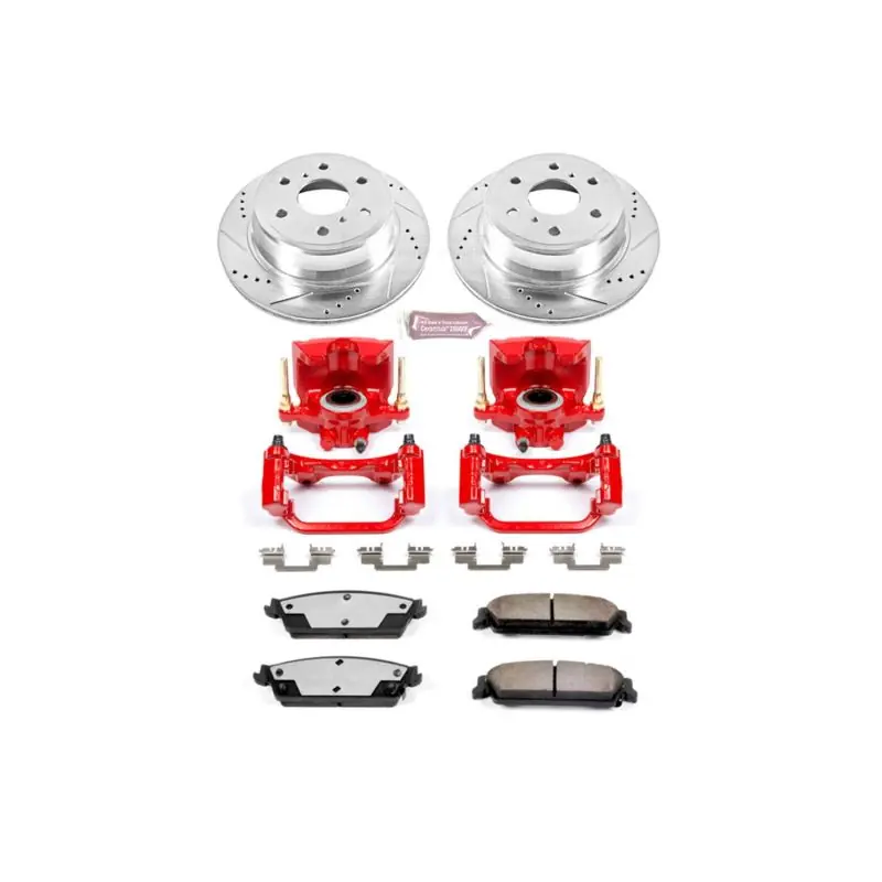 Budget Power Stop 07-14 Cadillac Escalade Rear Z36 Truck & Tow Brake Kit w/Calipers