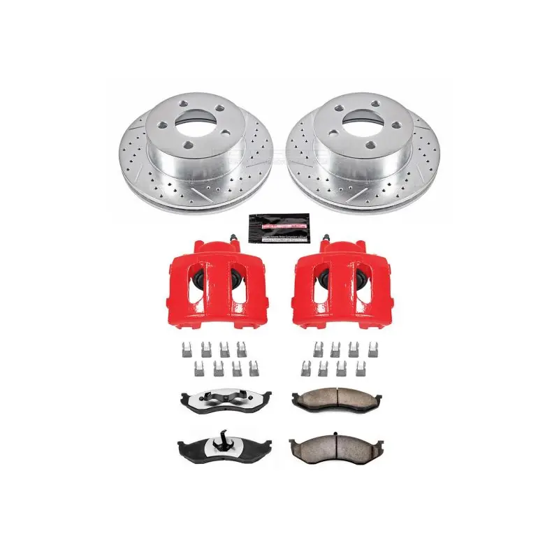 Big Sale Power Stop 99-01 Jeep Cherokee Front Z36 Truck & Tow Brake Kit w/Calipers