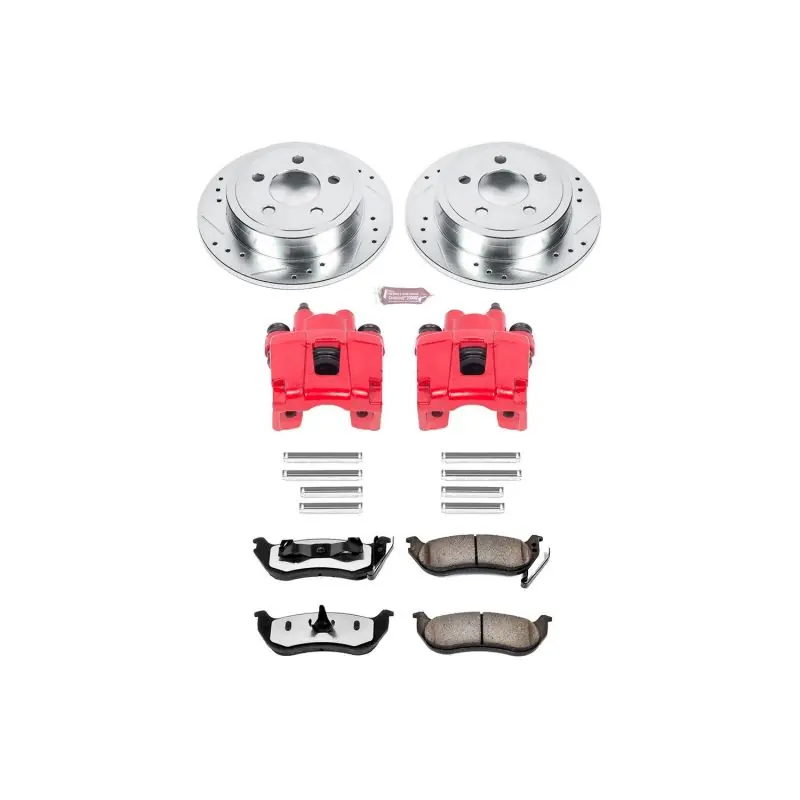 Place Order Power Stop 03-07 Jeep Liberty Rear Z36 Truck & Tow Brake Kit w/Calipers