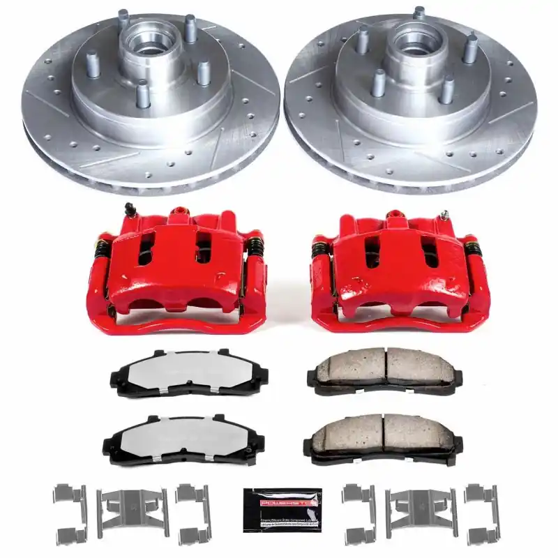 Seasonal Sale Power Stop 97-95 Ford Ranger Front Z36 Truck & Tow Brake Kit w/Calipers