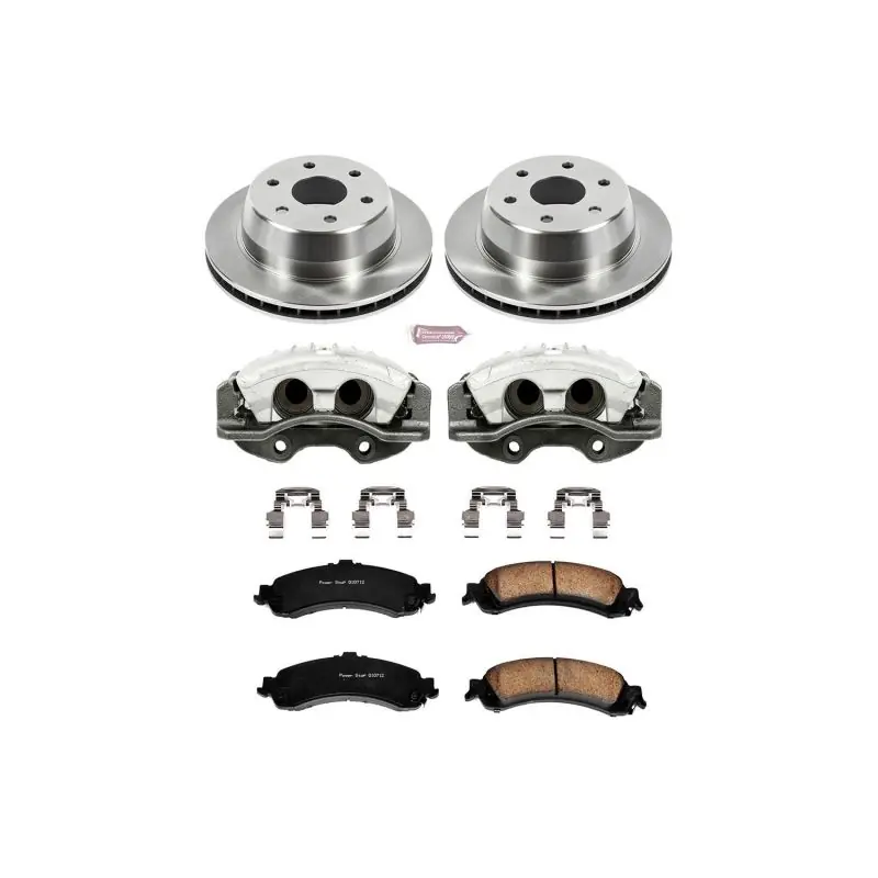 Power Stop 02-06 Cadillac Escalade Rear Autospecialty Brake Kit w/Calipers Premium