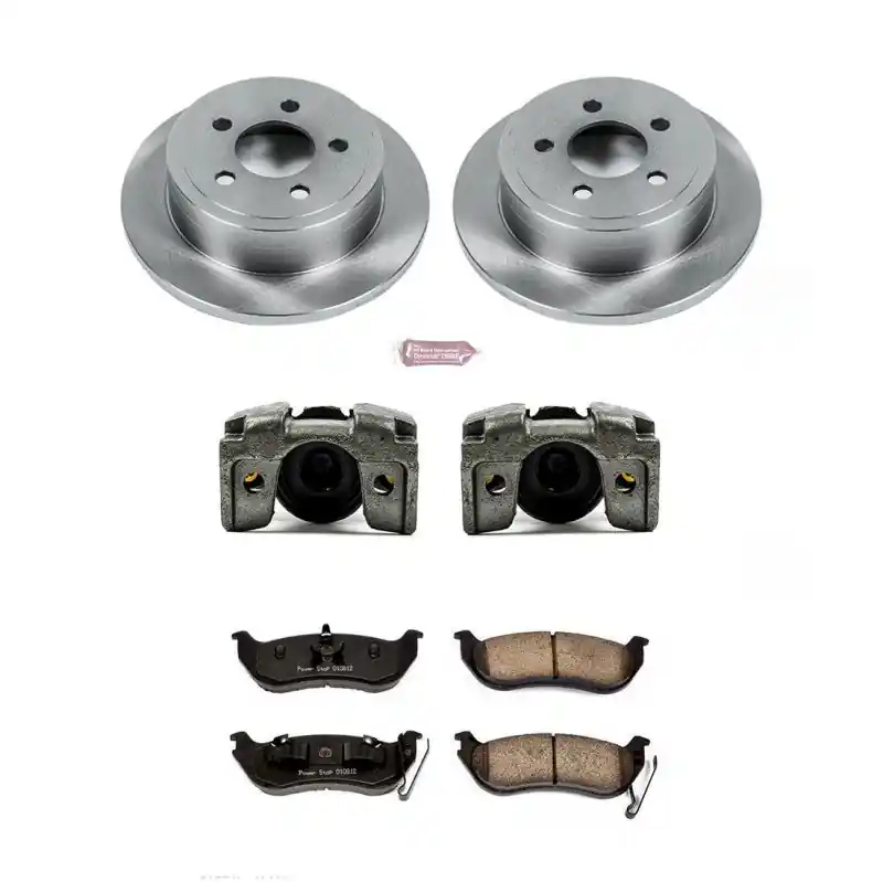 Free Shipping Power Stop 03-07 Jeep Liberty Rear Autospecialty Brake Kit w/Calipers