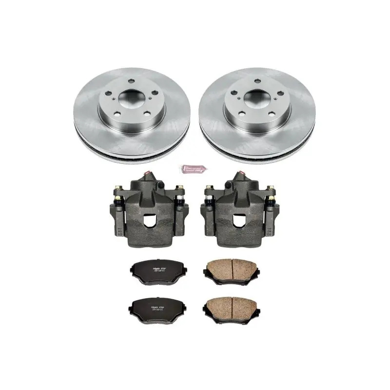 Limited Time Power Stop 01-05 Toyota RAV4 Front Autospecialty Brake Kit w/Calipers