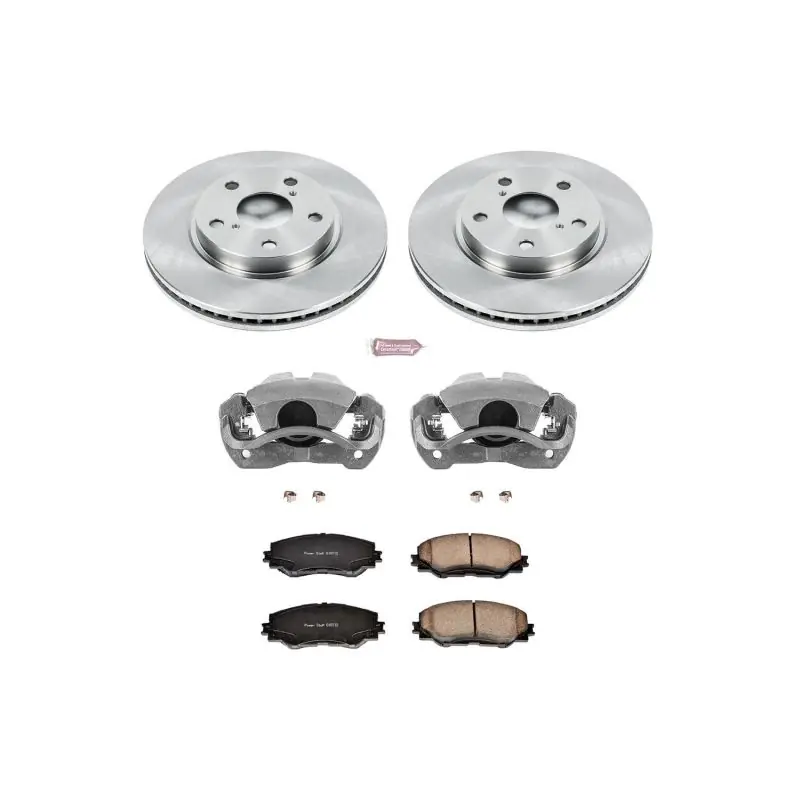 Power Stop 10-12 Lexus HS250h Front Autospecialty Brake Kit w/Calipers Genuine