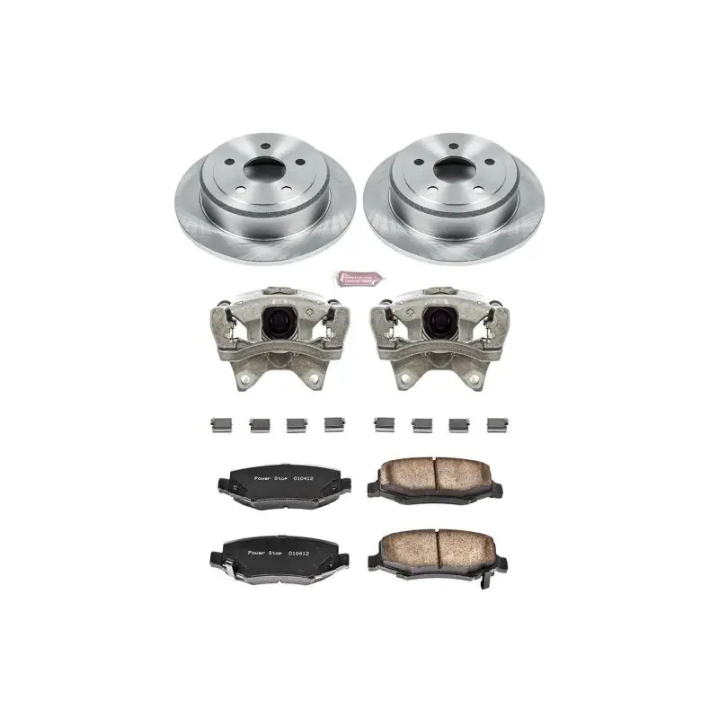 Power Stop 07-17 Jeep Wrangler Rear Autospecialty Brake Kit w/Calipers Limited Edition