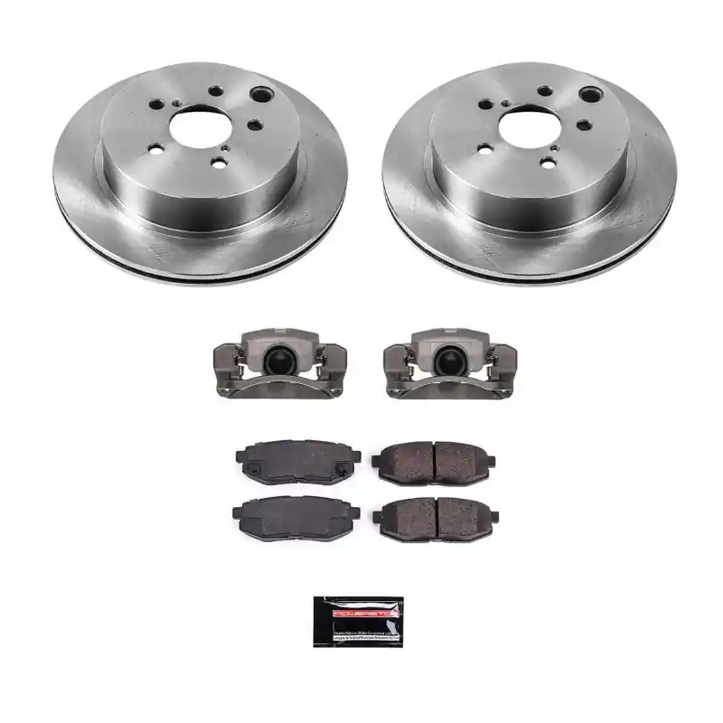 Power Stop 14-18 Subaru Forester Rear Autospecialty Kit w/Calipers Free Shipping