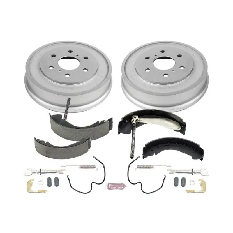 Power Stop 05-08 Chevrolet Silverado 1500 2WD Rear Autospecialty Drum Kit Next Day Delivery