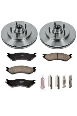 Viral Power Stop 97-00 Ford Expedition Front Autospecialty Brake Kit