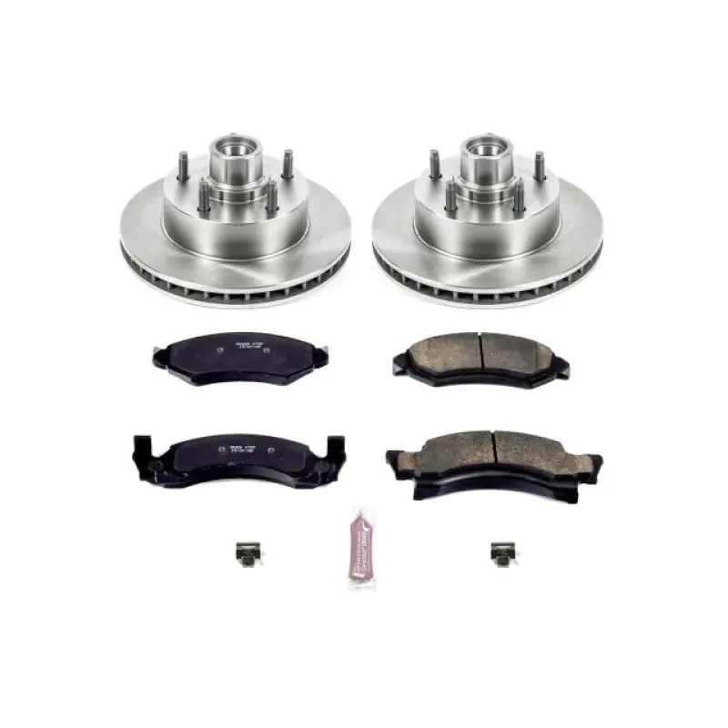 Power Stop 1986 Ford E-150 Front Autospecialty Brake Kit Must Have