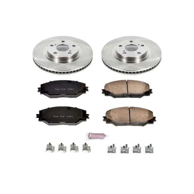 Crafted Power Stop 09-10 Pontiac Vibe Front Autospecialty Brake Kit