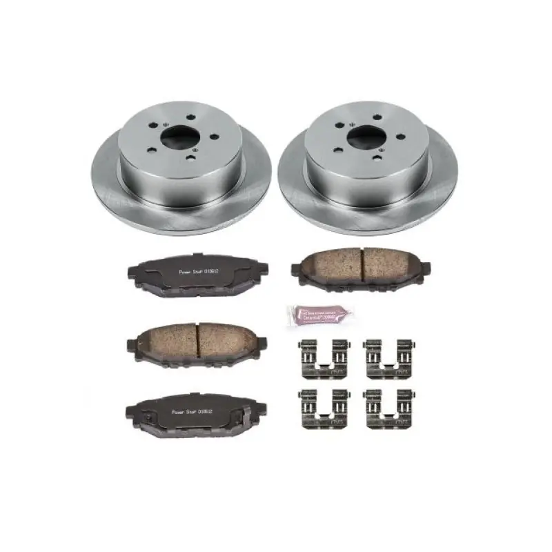 Must Have Power Stop 05-09 Subaru Legacy Rear Autospecialty Brake Kit