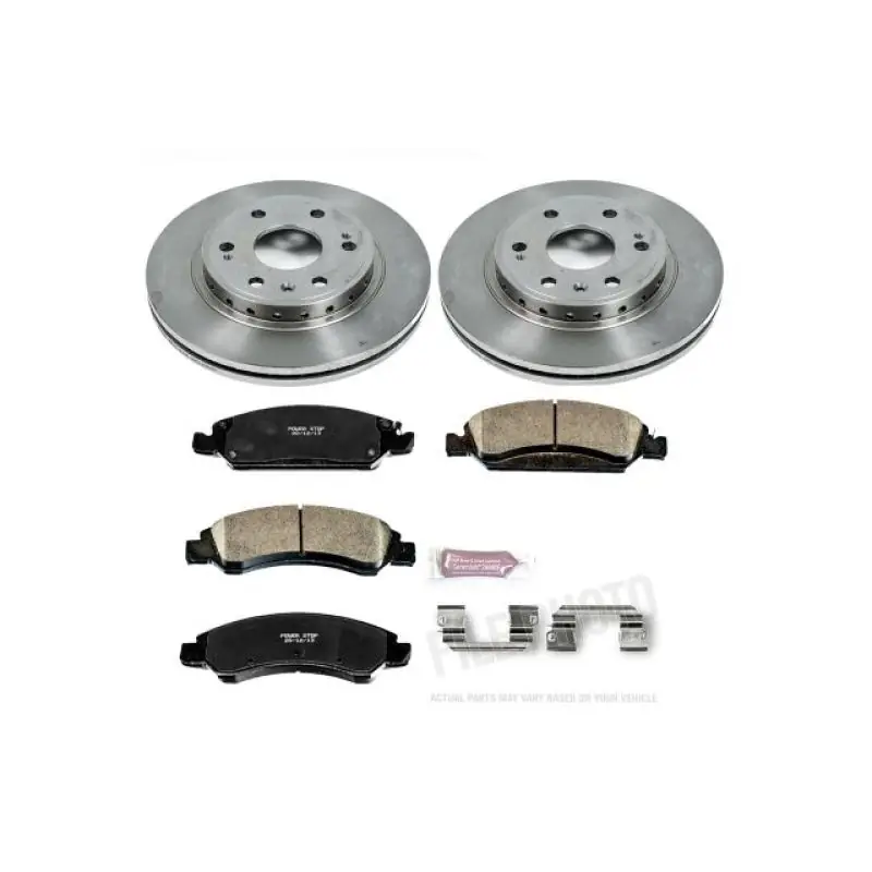 Brand New Power Stop 08-19 Chevrolet Tahoe Front Autospecialty Brake Kit