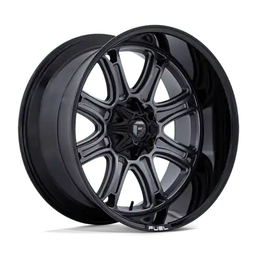 Weekend Sale D853 22X10 6X135/5.5 M-GNMTL BLK-LP 10MM