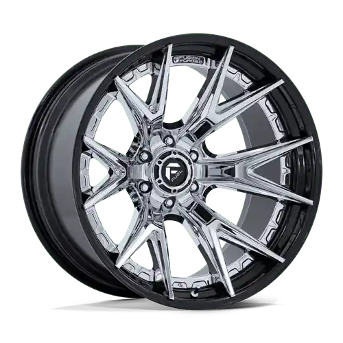 Trusted Brand D402 20X10 6X135 CHR G-BLK -18MM