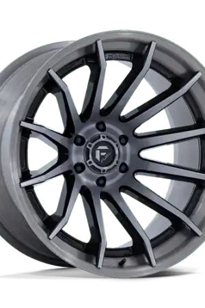 Budget D403 22X12 5X5.0 G-BLK BRDT -44MM