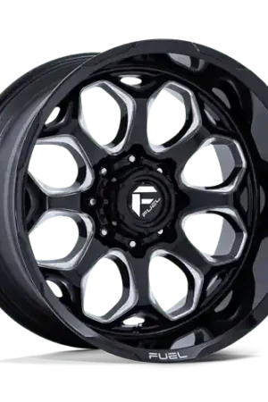 Viral D862 22X12 8X180 G-BLK MILL -44MM