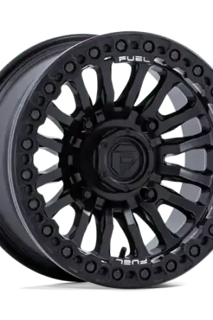 Worldwide Shipping D125 15X7 4X110 BLK-OUT 10MM