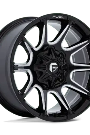 Viral D880 20X10 8X6.5 G-BLK MILL -18MM