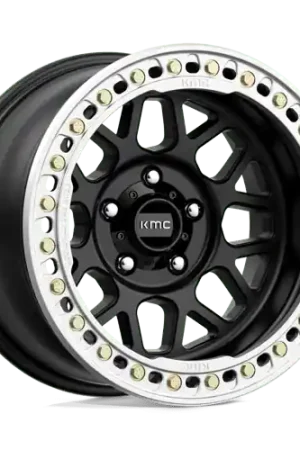 Worldwide Shipping KM235 17X8.5 6X6.5 S-BLK 00MM
