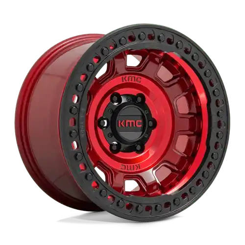 Professional Grade KM236 17X9 5X5.0 GL-RED -15MM
