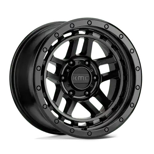 Warranty Included KM540 17X9 6X5.5 S-BLK -12MM