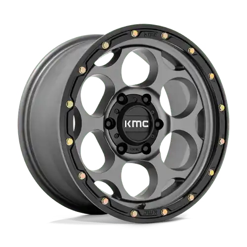 KM541 17X9 6X5.5 S-GRY BLK-LP -12MM Today Only