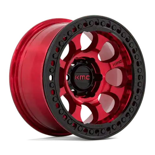 Price Cut KM237 17X9 5X5.0 C-RED-BLK-RG -12MM