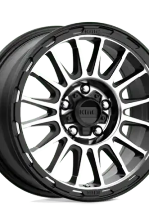 Authentic KM542 18X9 5X5.0 S-BLK MACH 00MM