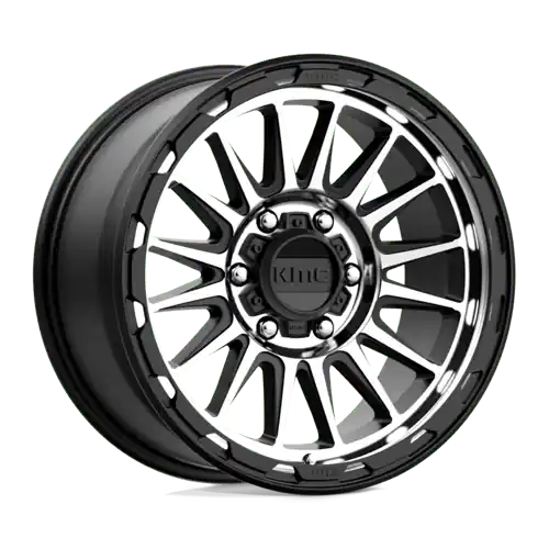 Hot Deal KM542 18X9 6X5.5 S-BLK MACH 18MM