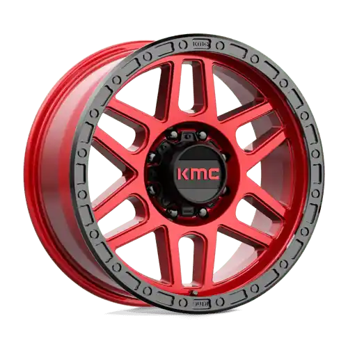 In Demand KM544 20X9 8X180 C-RED BLK-LP 00MM