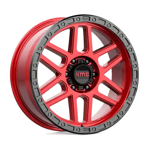 KM544 17X9 6X5.5 C-RED BLK-LP 18MM Express Delivery