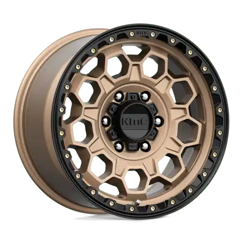 Hassle-Free Returns KM545 17X9 6X5.5 M-BRZ BLK LP 18MM