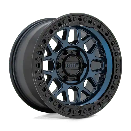 Special Offer KM549 18X9 6X5.5 MN-BLUE GBLK-LP 18MM