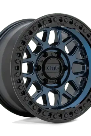 Top Rated KM549 18X8.5 6X5.5 MN-BLUE GBLK-LP 0MM