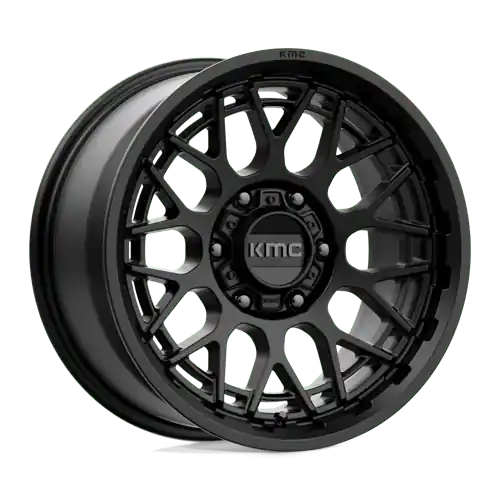 Fast Shipping KM722 17X8.5 6X120 S-BLK 18MM