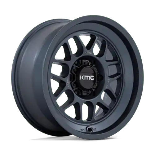 KM725 18X8.5 6X5.5 MTL-BLUE -10MM Money Back Guarantee