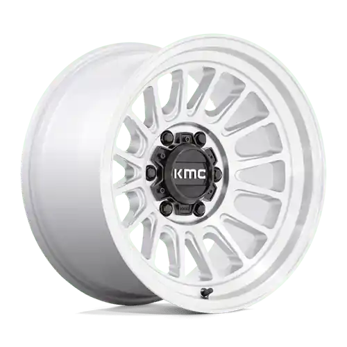 Special Discount KM724 17X9 6X5.5 SLV-MACH -12MM